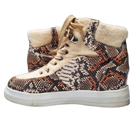 YOKI Demian 67 Women's Wedge Laced Up Sneakers in Size 8.5 - Picture 5 of 8